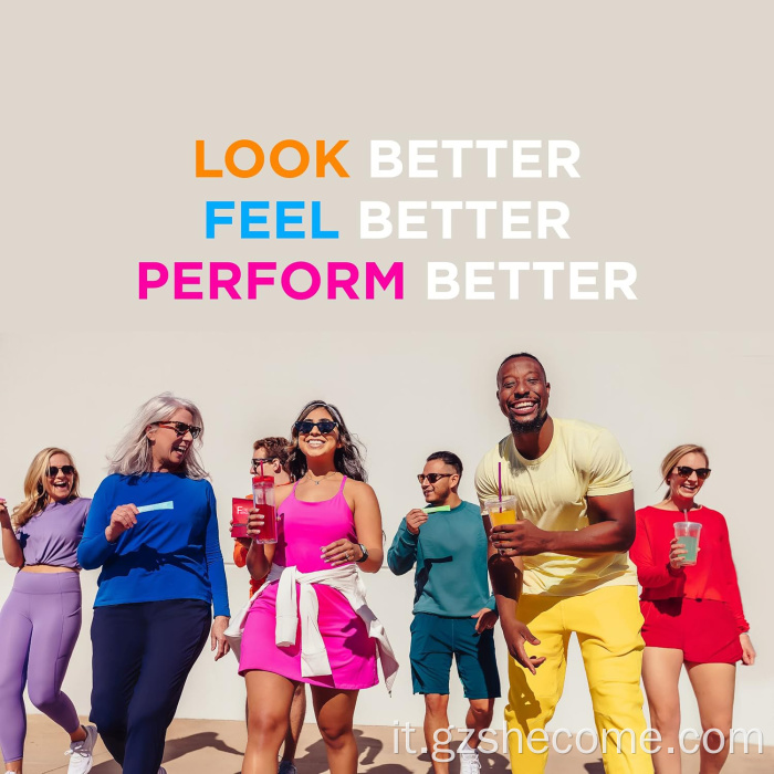 L'integratore di vitamine e aminoacidi supporta l'energia